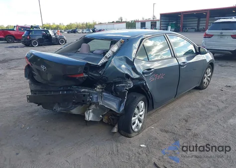 2017 Toyota Corolla Le из США, поврежденный, VIN 5YFBURHE4HP710456